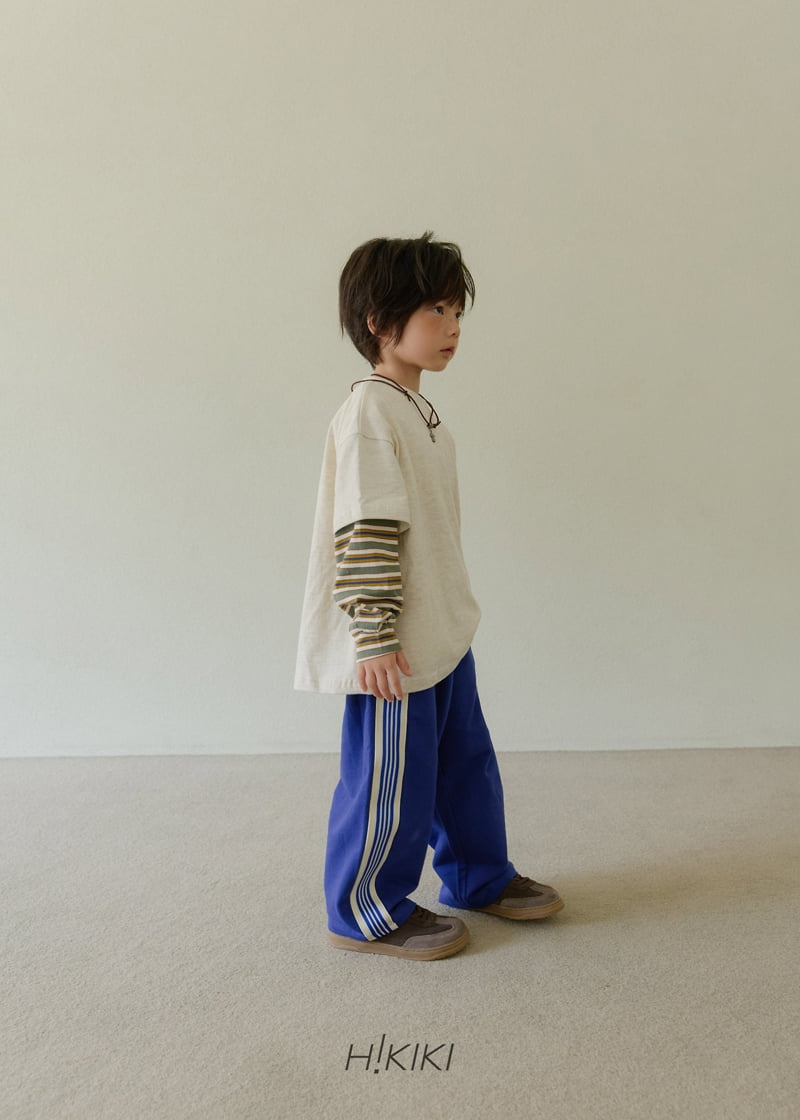 Hikiki - Korean Children Fashion - #kidsstore - Tape Wide Pants - 11