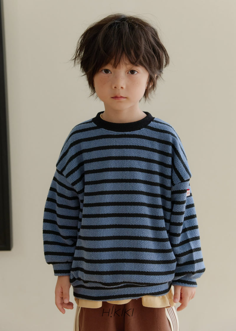 Hikiki - Korean Children Fashion - #kidzfashiontrend - Bold Stripe Knit Top - 12