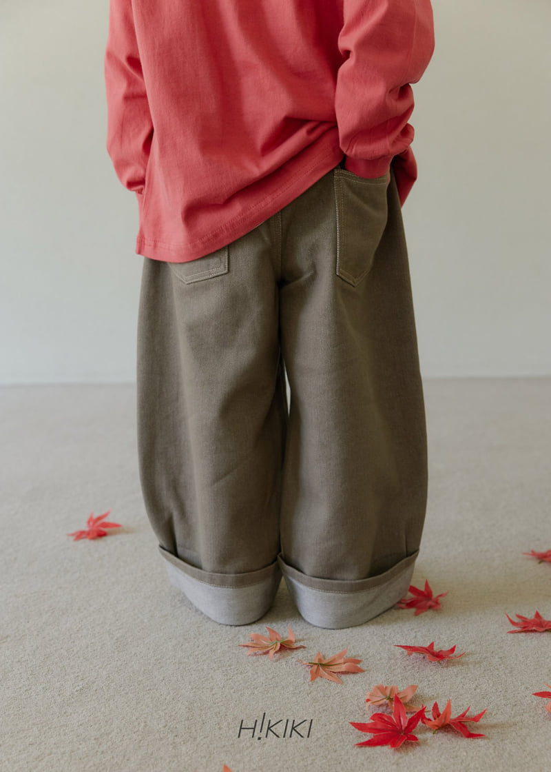 Hikiki - Korean Children Fashion - #kidzfashiontrend - Turnup Denim Pants - 2