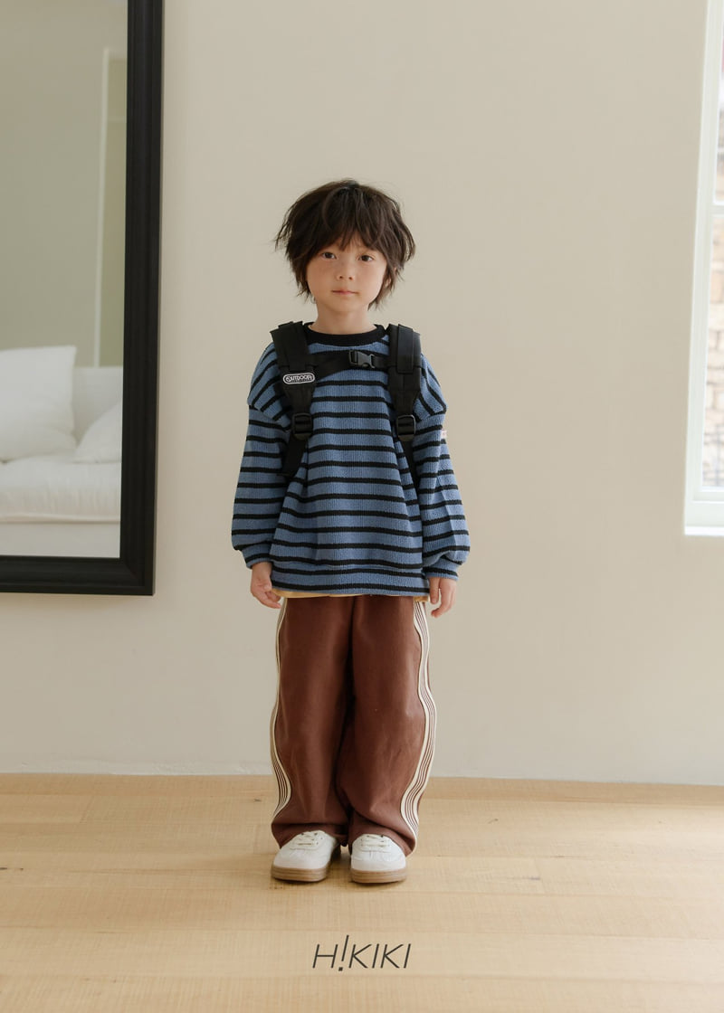 Hikiki - Korean Children Fashion - #kidzfashiontrend - Tape Wide Pants - 12