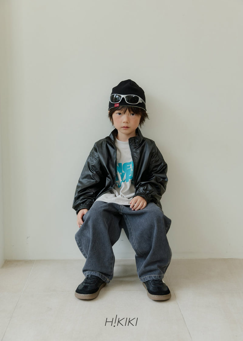 Hikiki - Korean Children Fashion - #littlefashionista - Washing Curved Jeans - 2