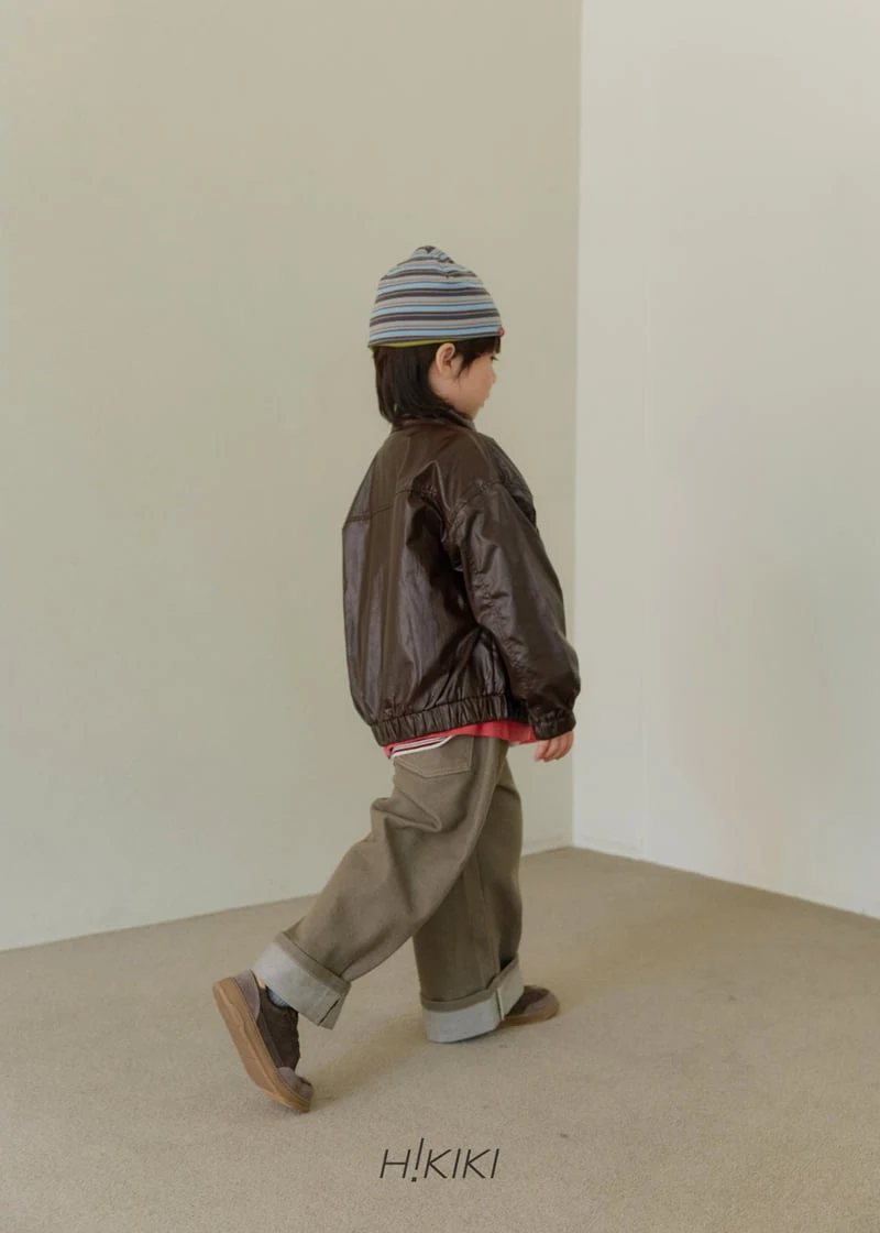 Hikiki - Korean Children Fashion - #littlefashionista - Like Leather Jumper - 6