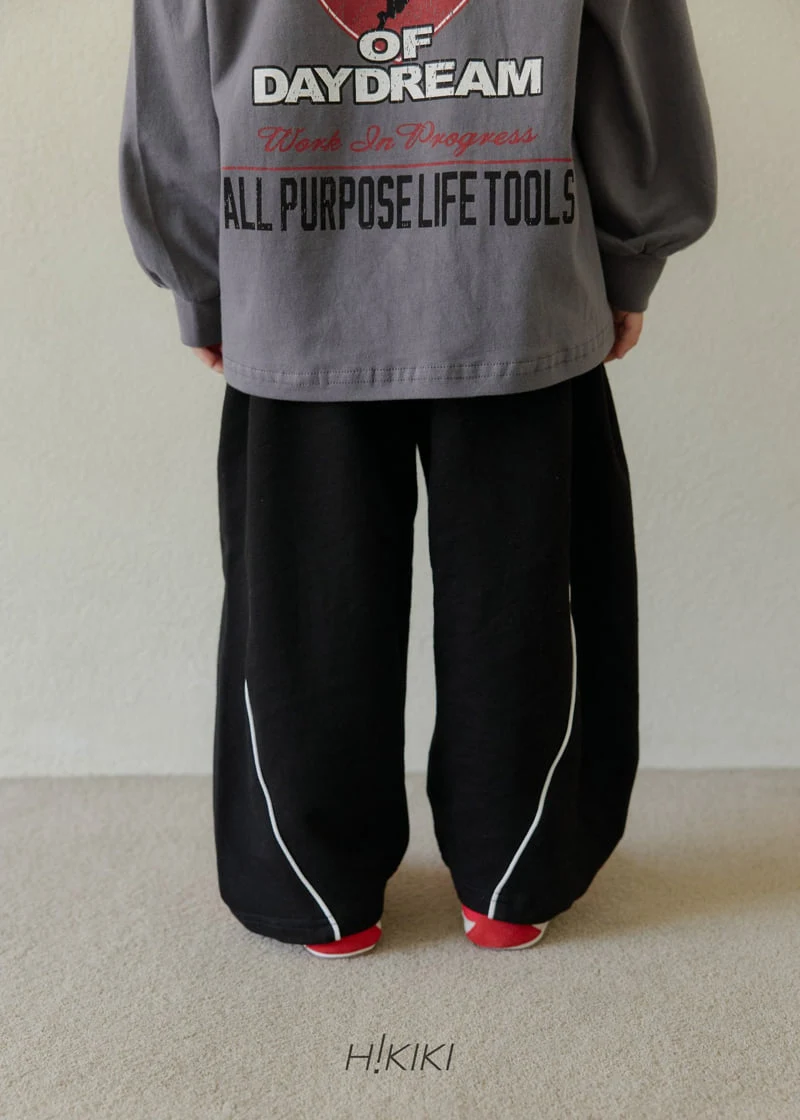 Hikiki - Korean Children Fashion - #magicofchildhood - Line Wide Pants - 2
