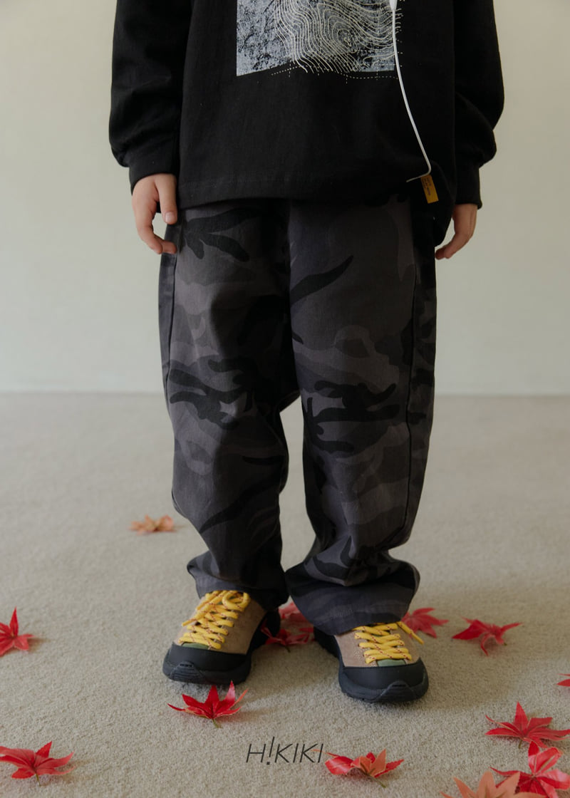 Hikiki - Korean Children Fashion - #minifashionista - Camo Baggy Pants - 10
