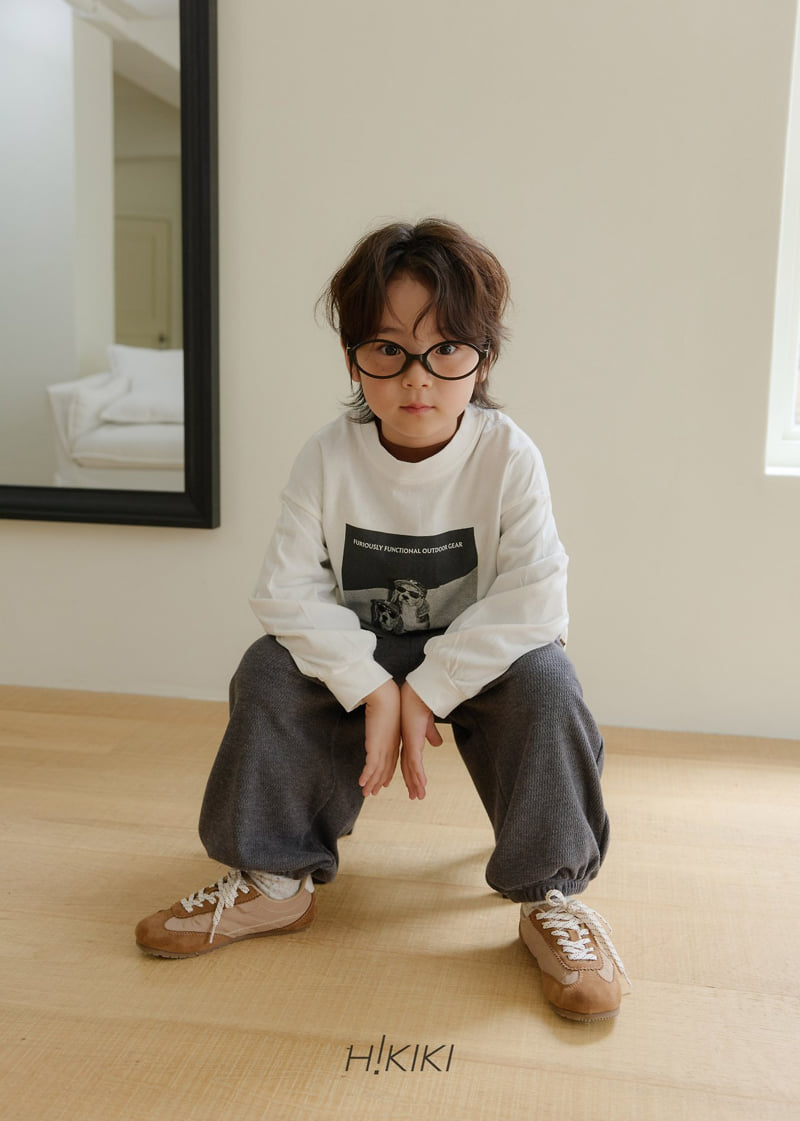 Hikiki - Korean Children Fashion - #toddlerclothing - Waffle Jogger Pants - 4