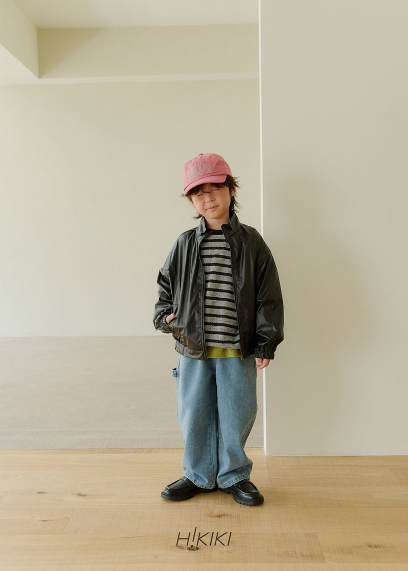 Hikiki - Korean Children Fashion - #stylishchildhood - Like Leather Jumper - 12