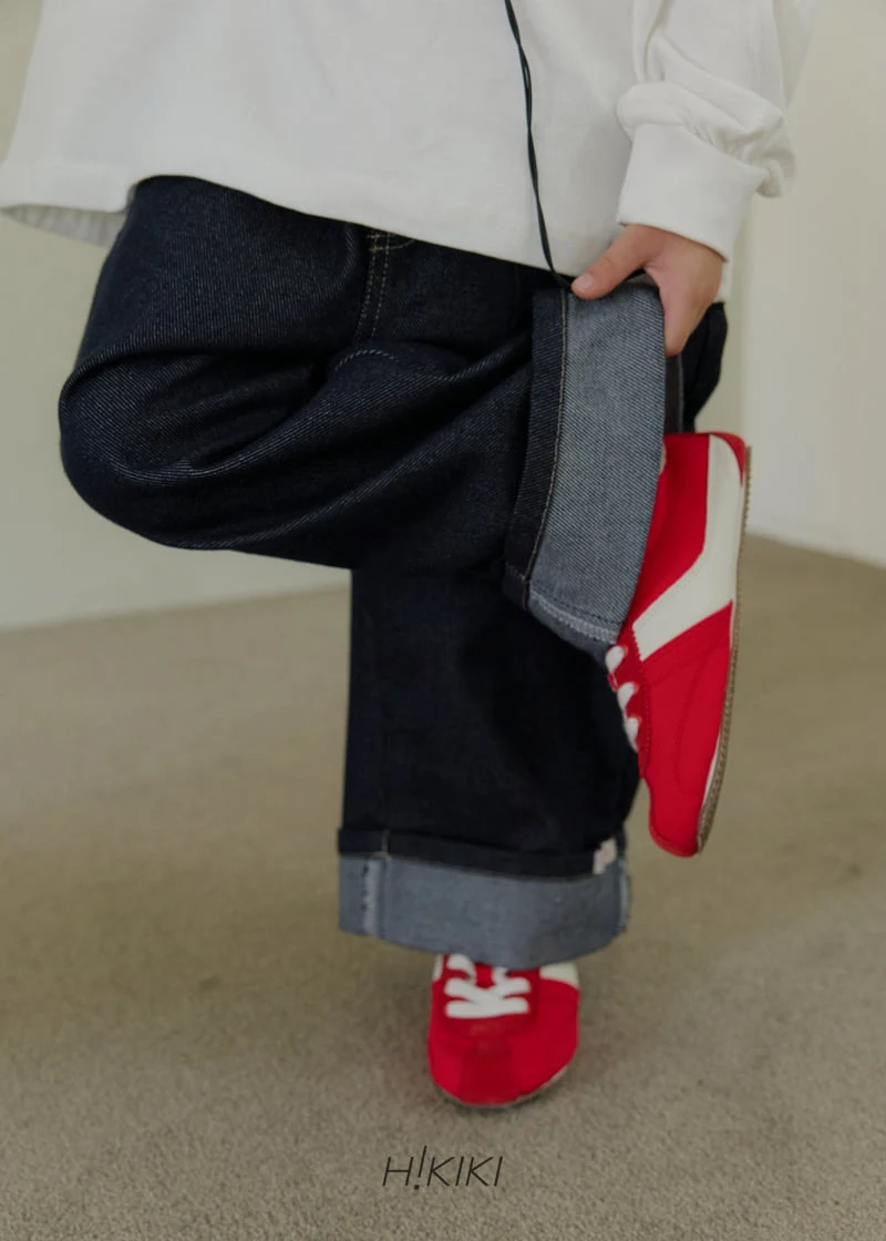 Hikiki - Korean Children Fashion - #stylishchildhood - Turnup Denim Pants - 10