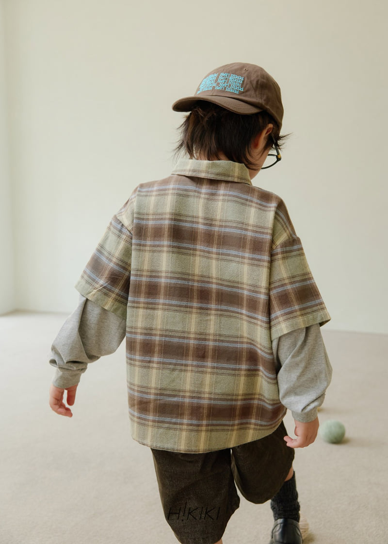 Hikiki - Korean Children Fashion - #stylishchildhood - Check Layered Shirt - 6