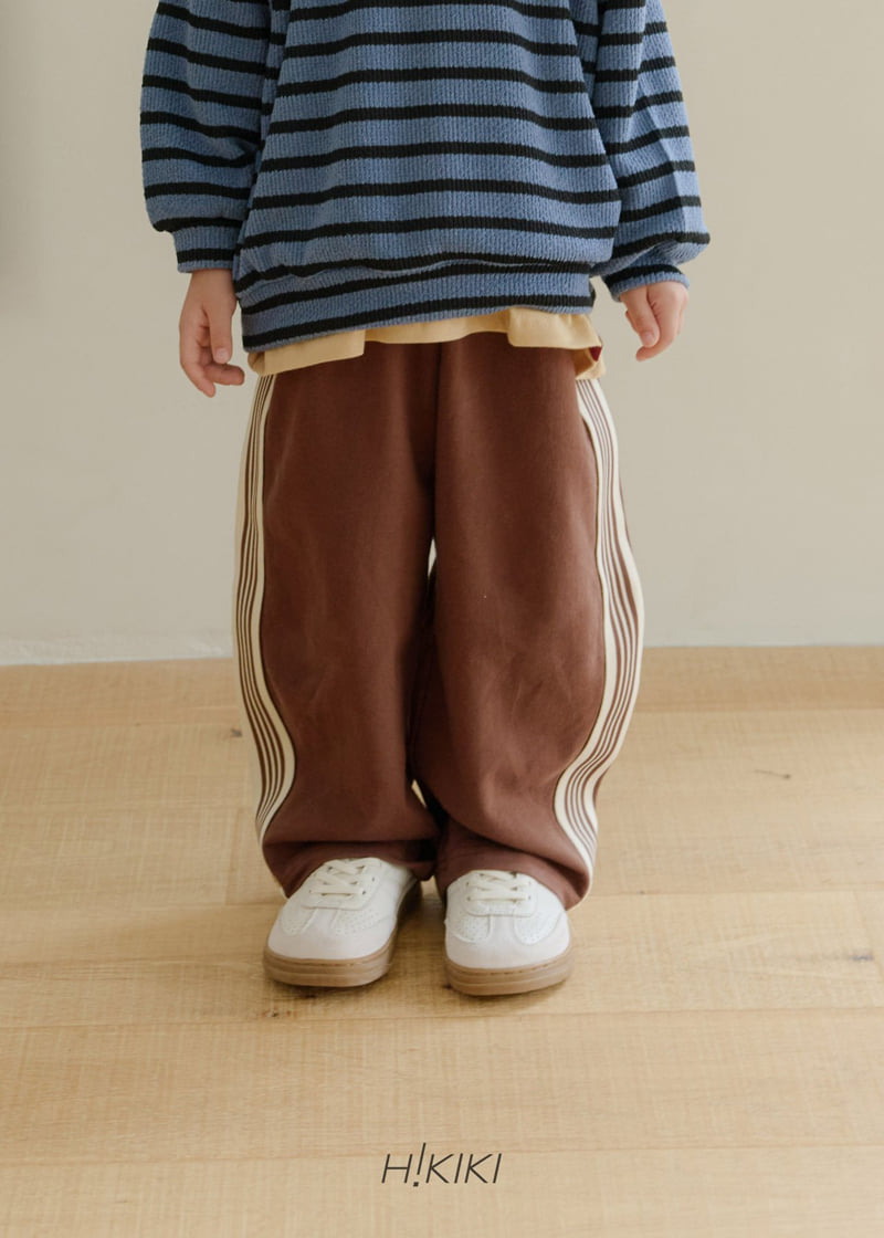 Hikiki - Korean Children Fashion - #todddlerfashion - Tape Wide Pants - 2