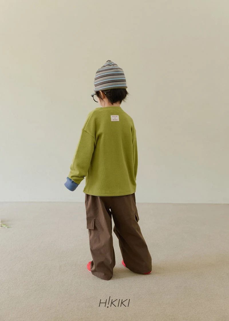Hikiki - Korean Children Fashion - #toddlerclothing - Label Tee - 7