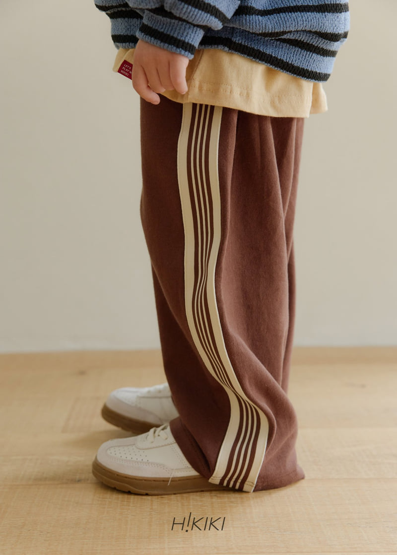 Hikiki - Korean Children Fashion - #toddlerclothing - Tape Wide Pants - 3