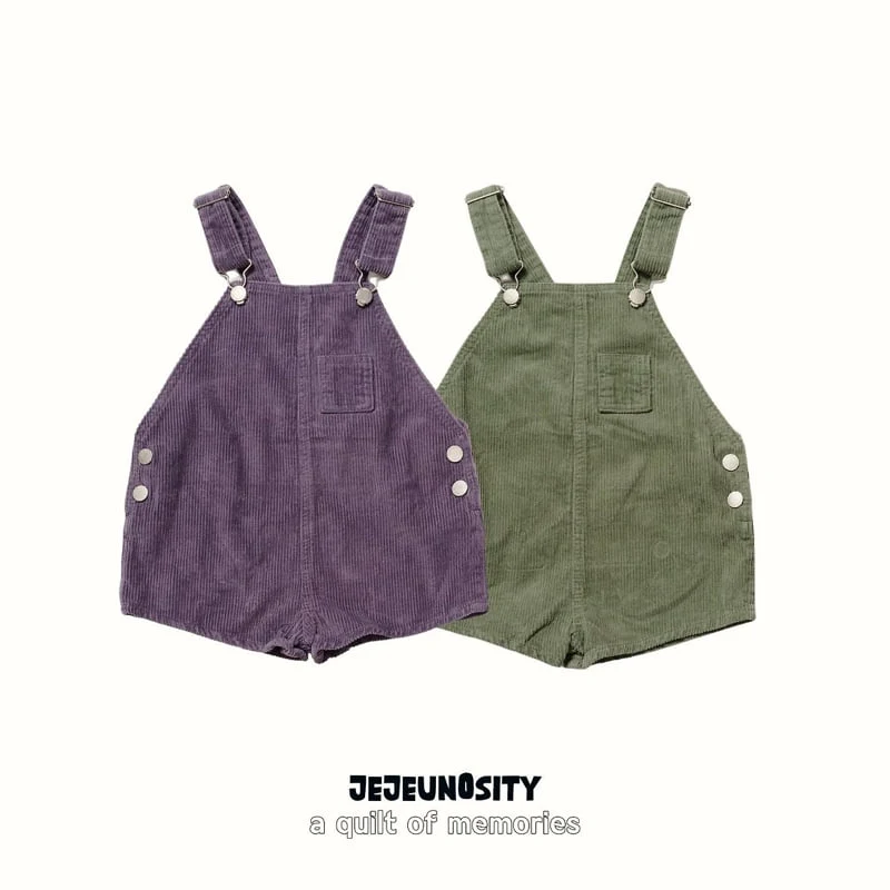 Jejeunosity - Korean Baby Fashion - #babyfashion - Golden Berry Short Overalls