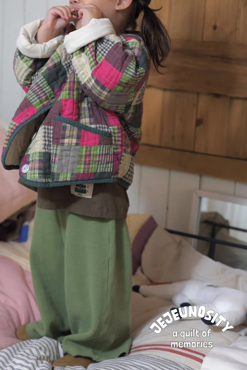 Jejeunosity - Korean Children Fashion - #designkidswear - Waffle House Pants - 8