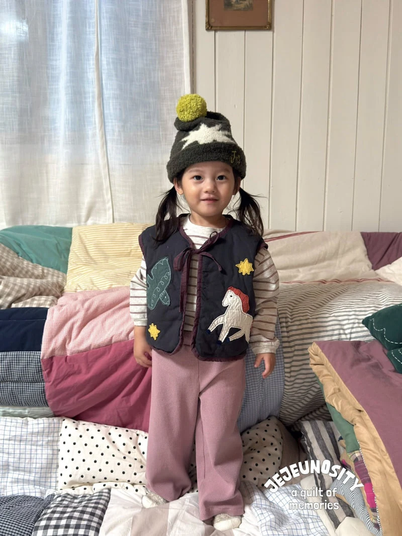 Jejeunosity - Korean Children Fashion - #fashionkids - Iriya Vest Set - 9