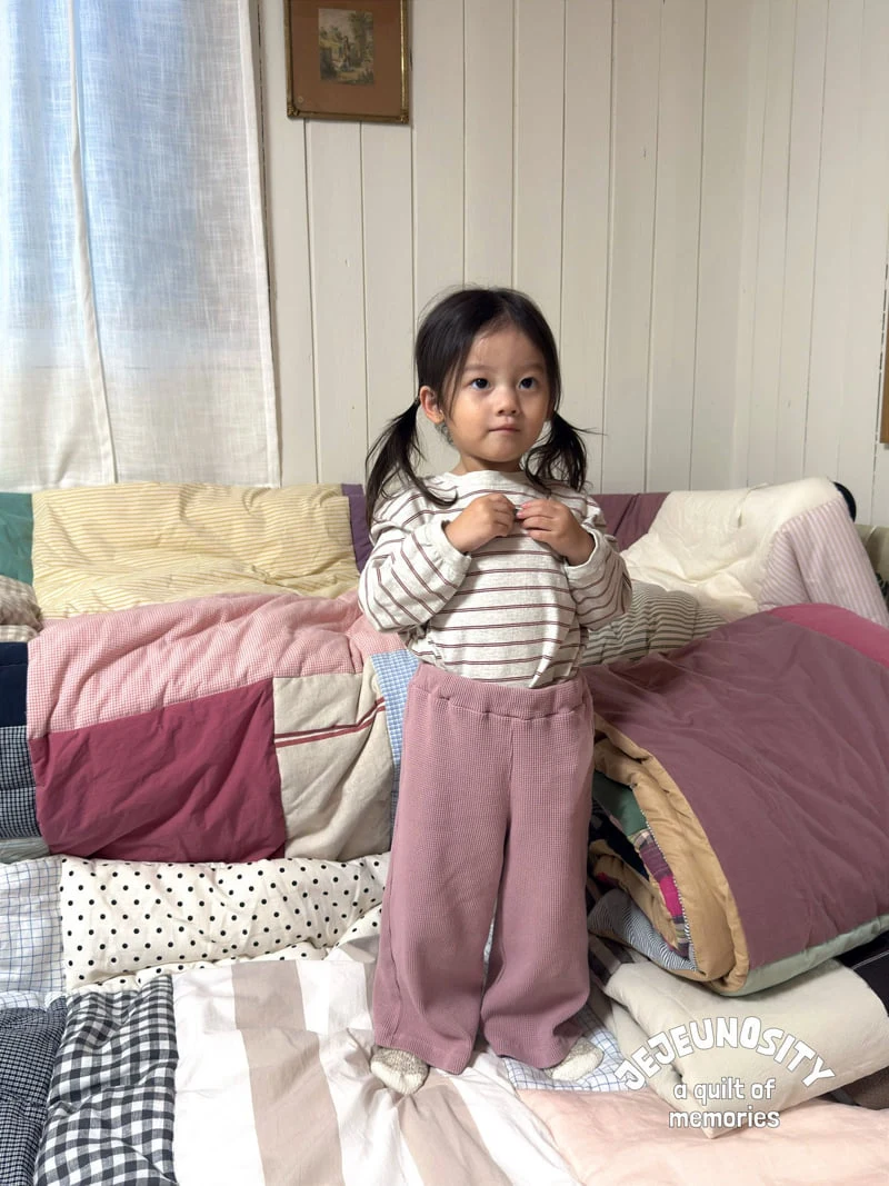 Jejeunosity - Korean Children Fashion - #kidsshorts - Waffle House Pants - 11