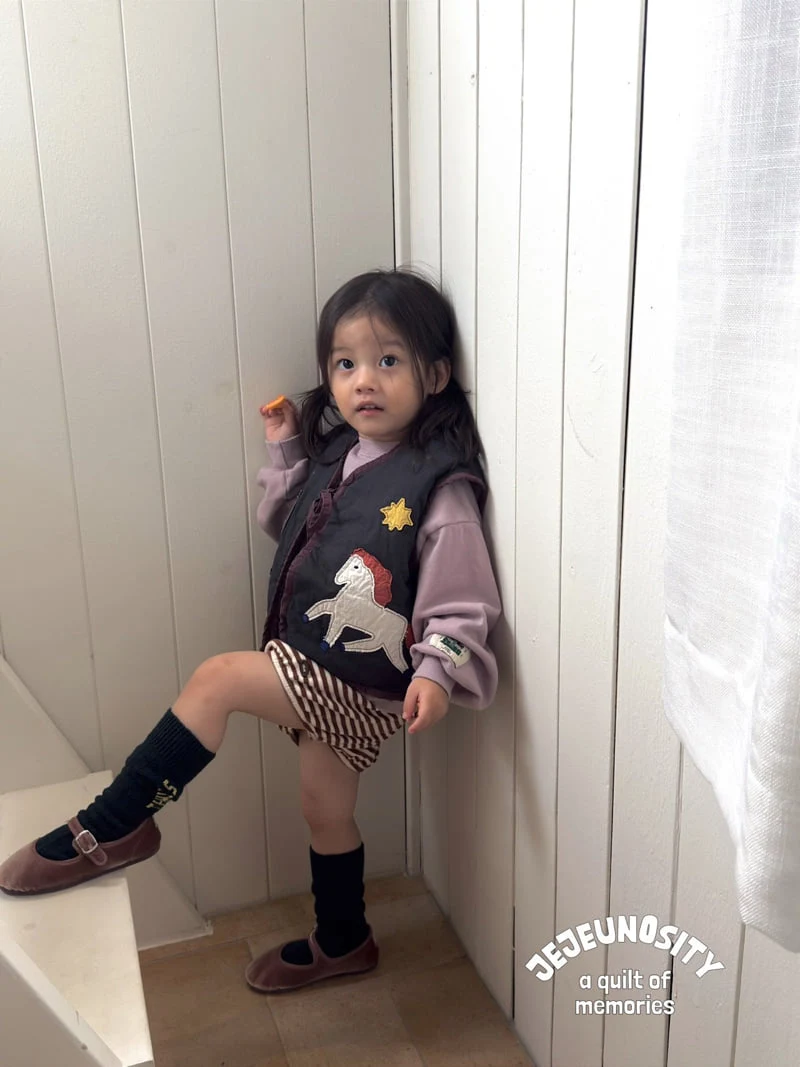 Jejeunosity - Korean Children Fashion - #kidsstore - Iriya Vest Set - 11