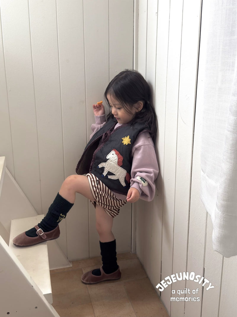 Jejeunosity - Korean Children Fashion - #littlefashionista - Striped Bloomer - 4