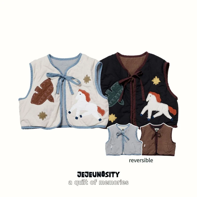 Jejeunosity - Korean Children Fashion - #prettylittlegirls - Iriya Vest Set