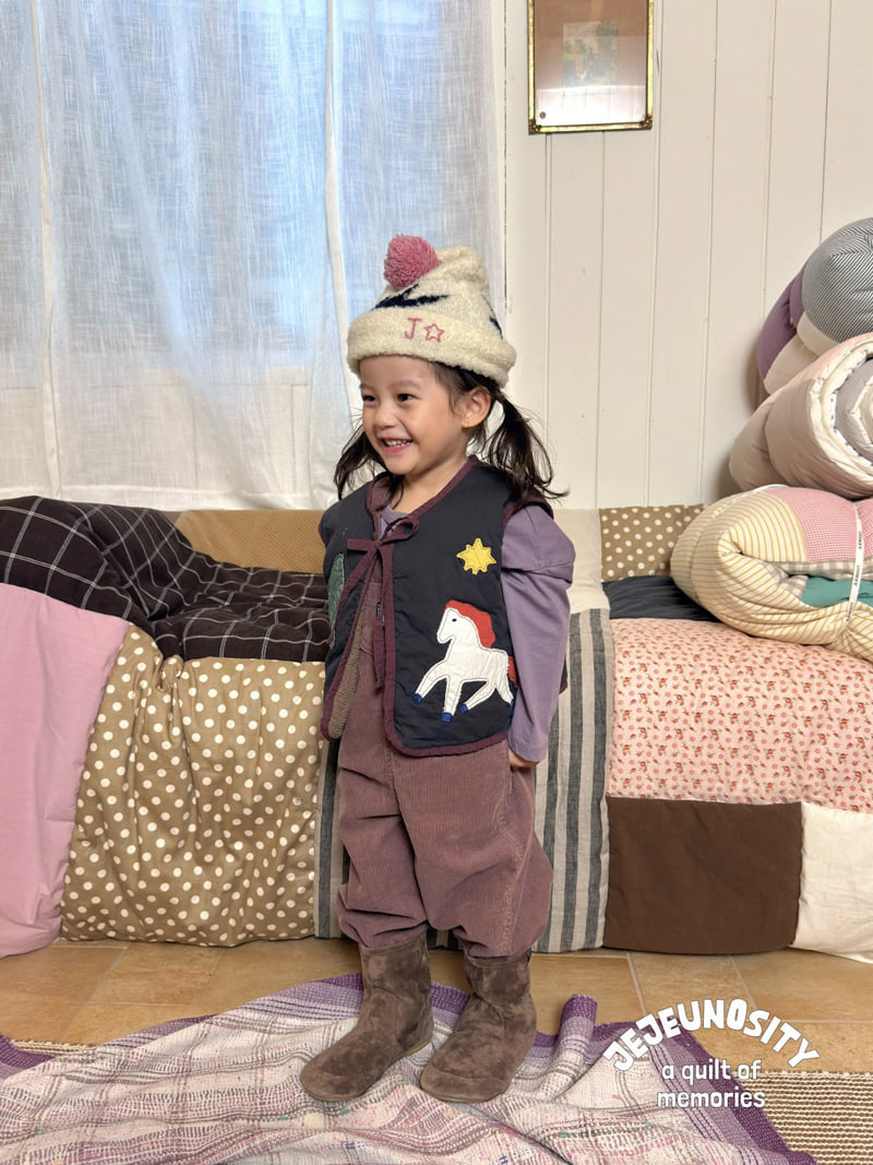 Jejeunosity - Korean Children Fashion - #toddlerclothing - Iriya Vest Set - 4