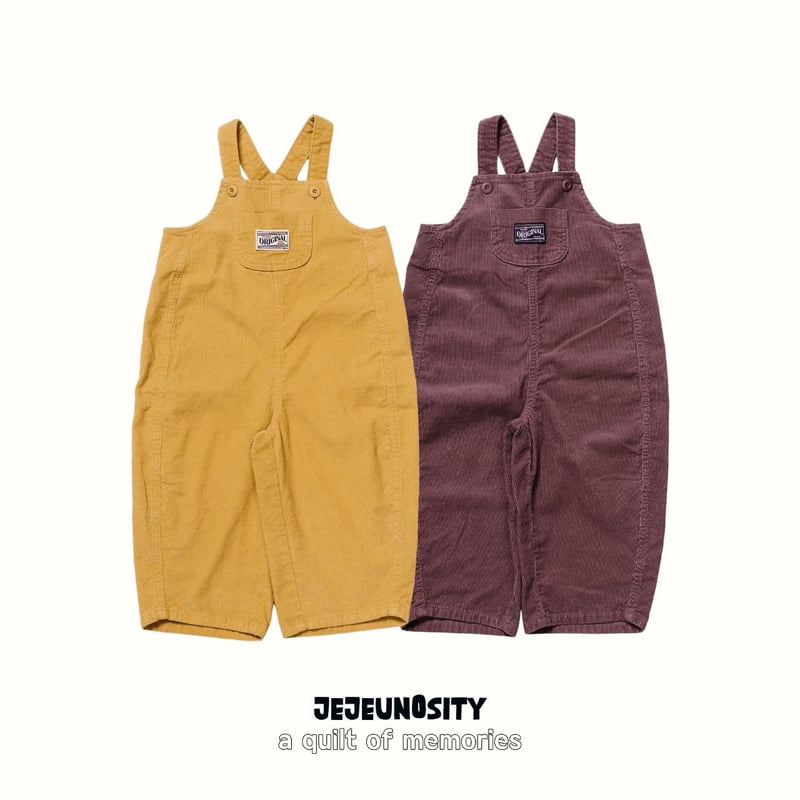 Jejeunosity - Korean Children Fashion - #stylishchildhood - Golden Bell Overalls