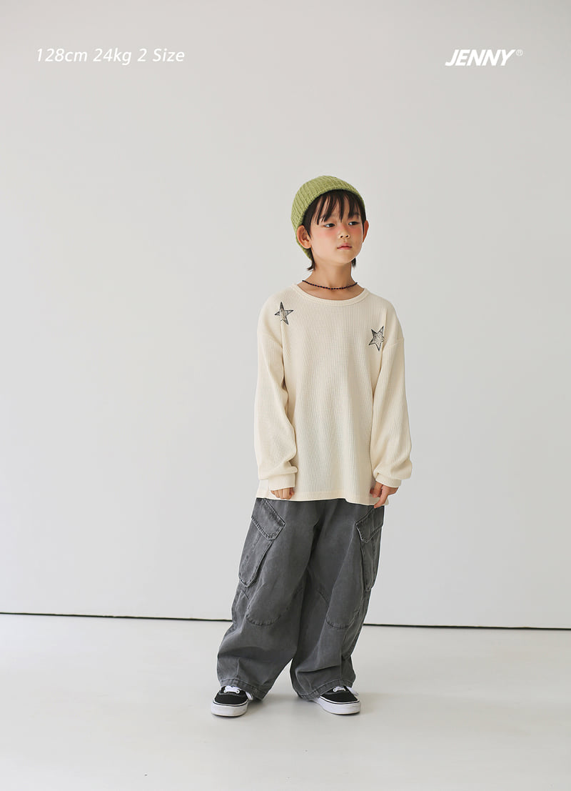 Jenny Basic - Korean Children Fashion - #prettylittlegirls - My Star Waffle Tee - 4