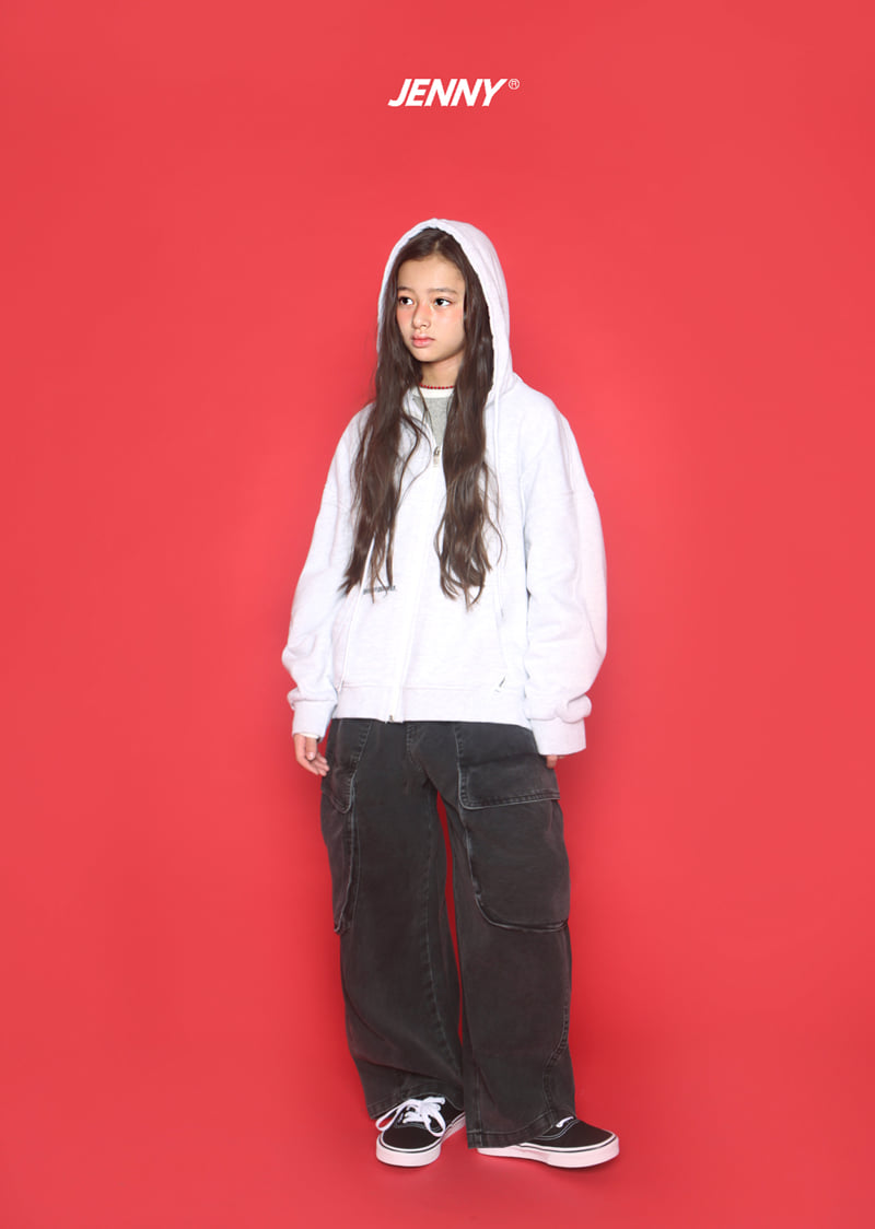 Jenny Basic - Korean Children Fashion - #fashionkids - Black Big Pocket Denim Pants - 12