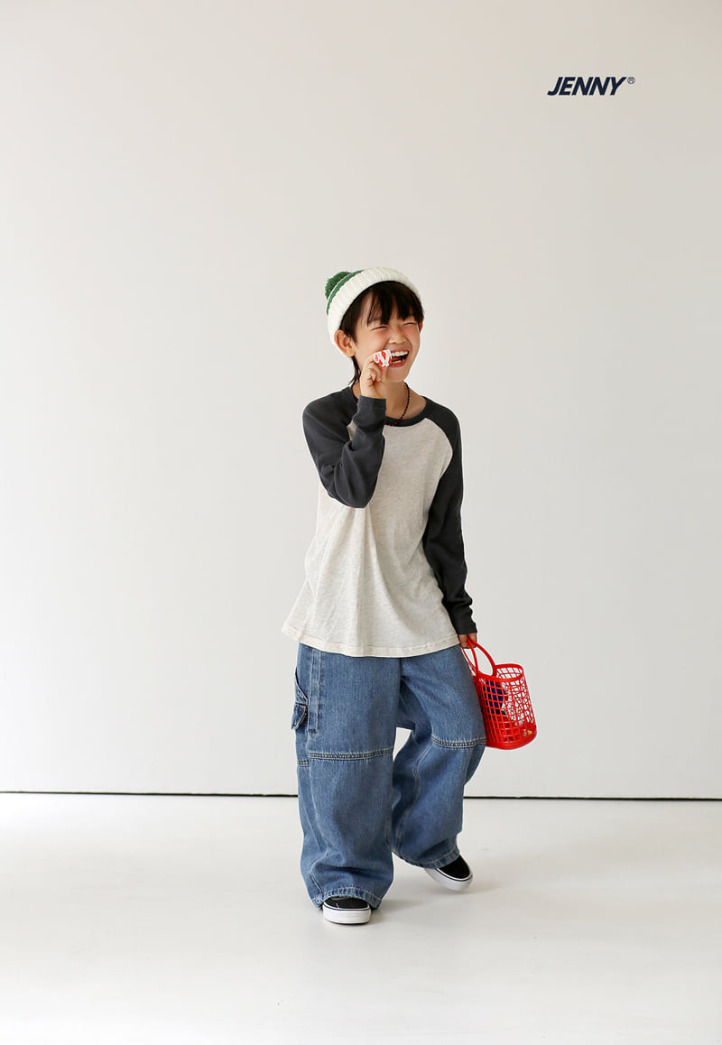 Jenny Basic - Korean Children Fashion - #fashionkids - Loose Raglan Tee - 4