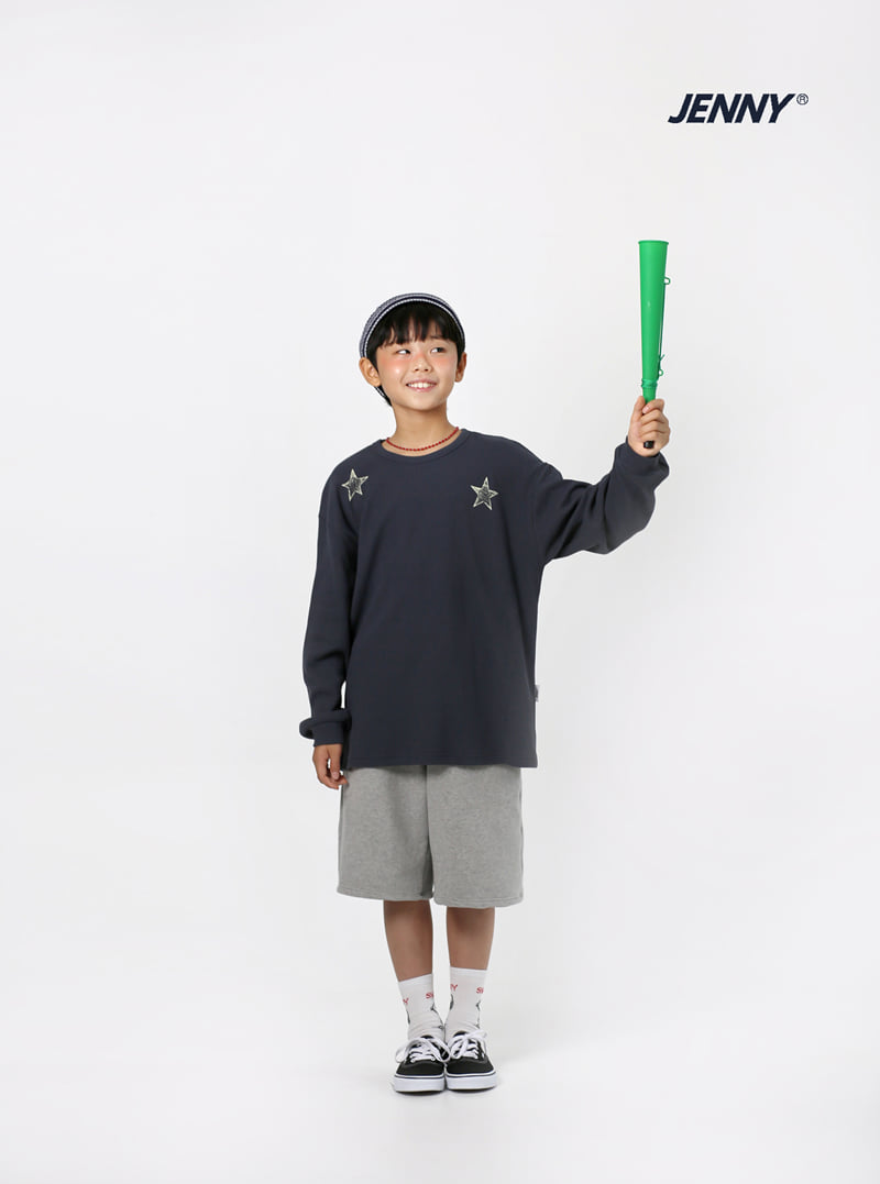 Jenny Basic - Korean Children Fashion - #kidsshorts - My Star Waffle Tee - 10