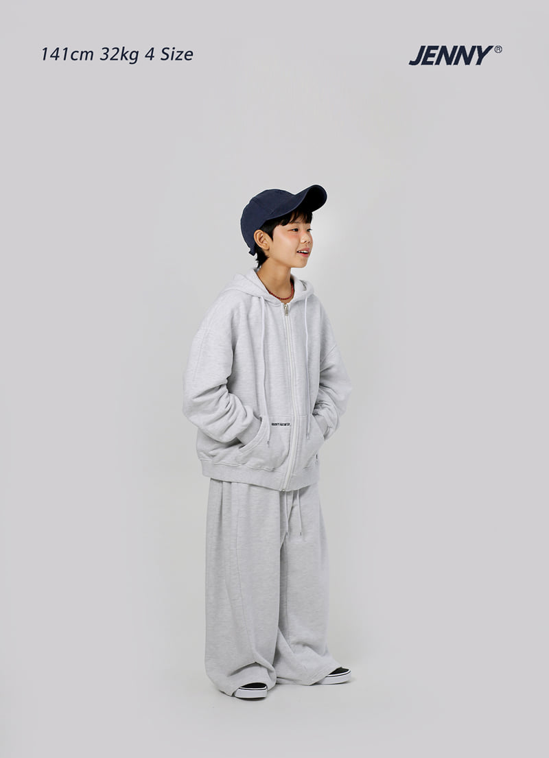 Jenny Basic - Korean Children Fashion - #kidsstore - Basic Hoodie Zip-up (Loose Fit) - 4