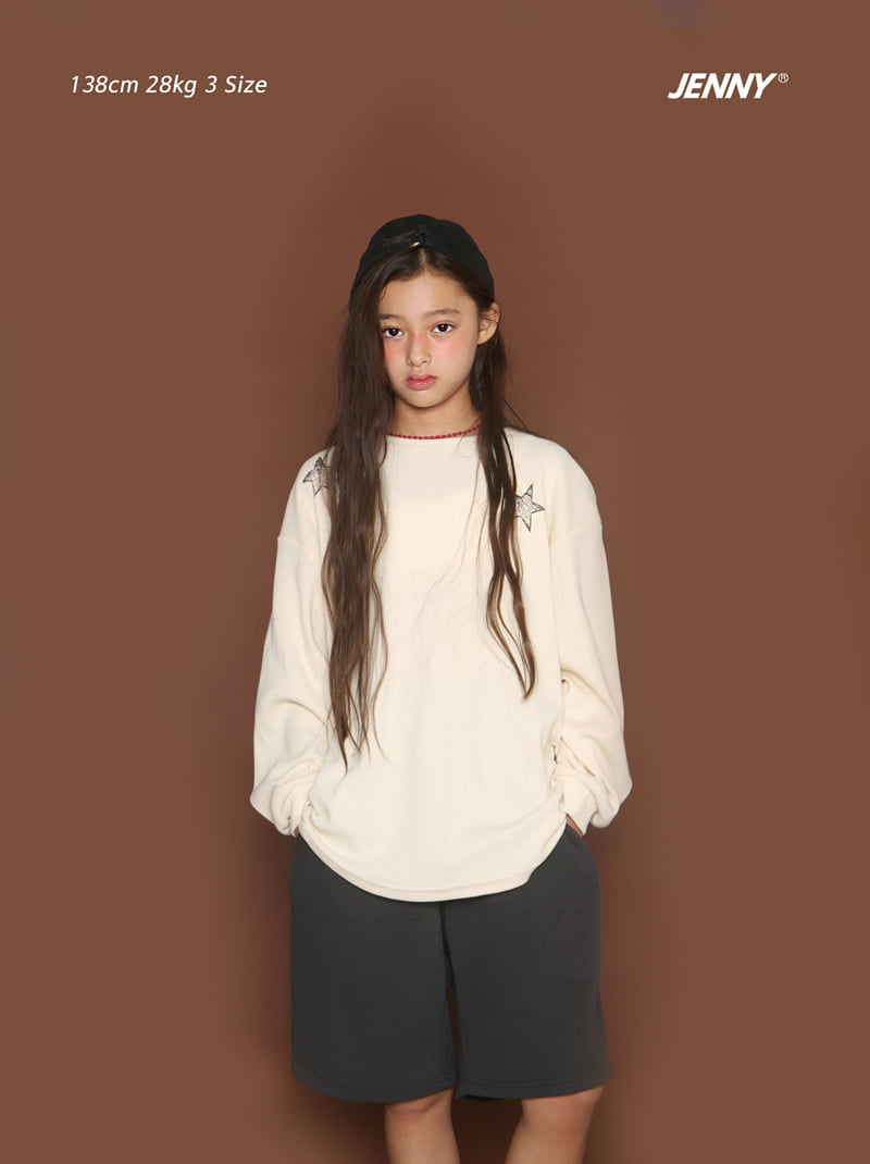 Jenny Basic - Korean Children Fashion - #kidzfashiontrend - My Star Waffle Tee - 12