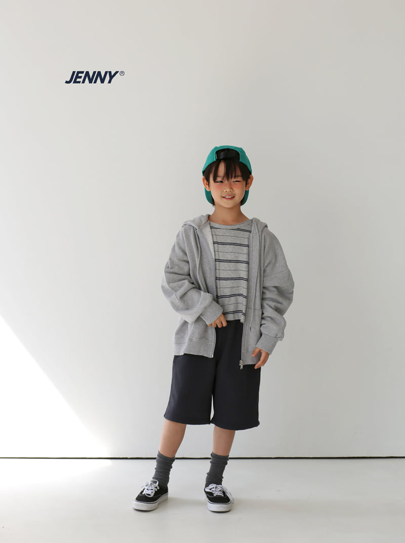 Jenny Basic - Korean Children Fashion - #prettylittlegirls - Basic Hoodie Zip-up (Loose Fit) - 9