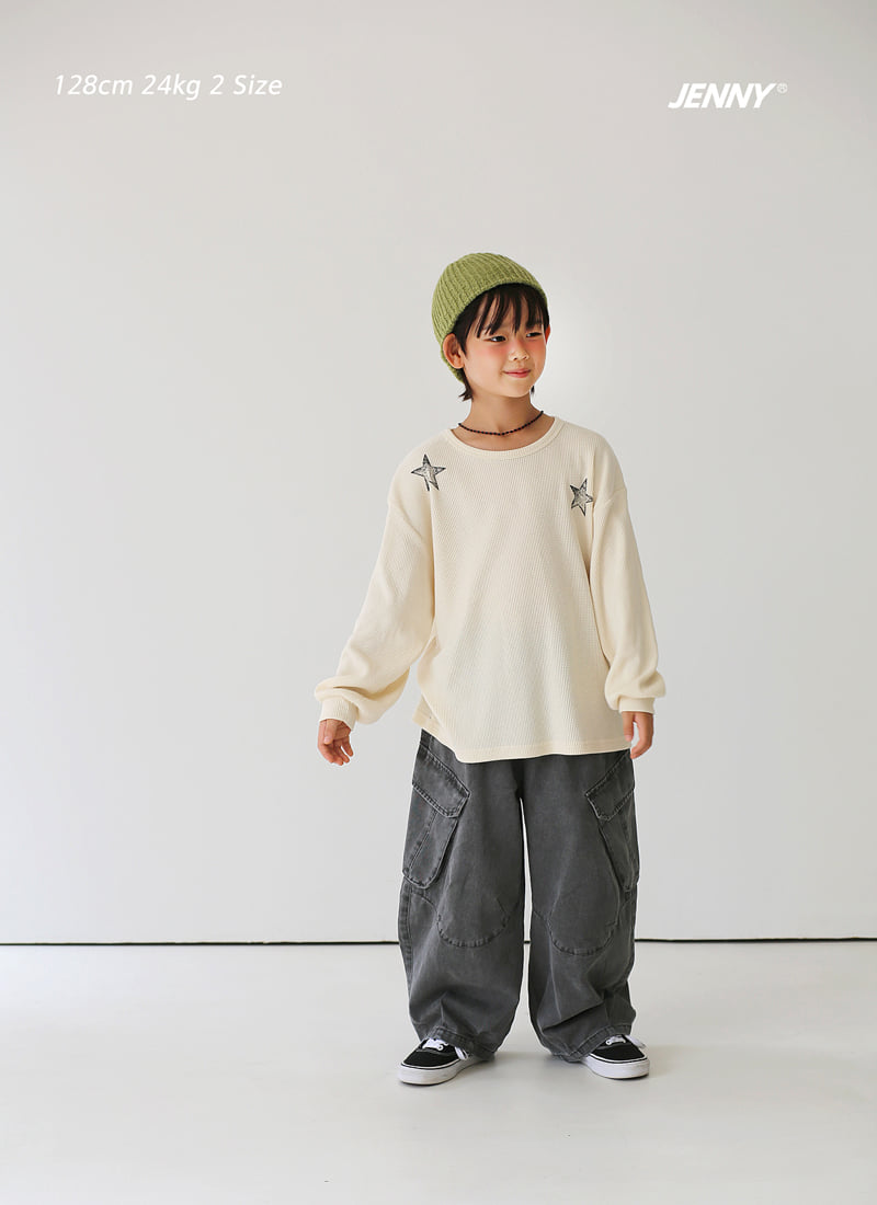Jenny Basic - Korean Children Fashion - #prettylittlegirls - My Star Waffle Tee - 3