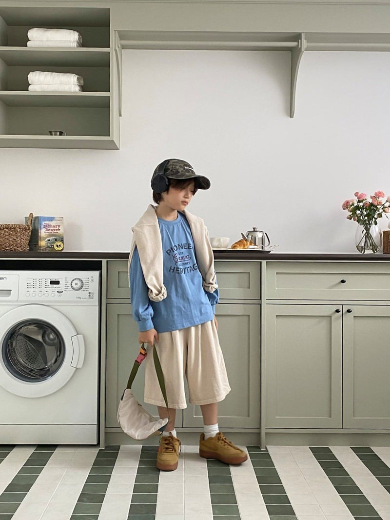 Jermaine - Korean Children Fashion - #Kfashion4kids - Pigment Bermuda Pants - 9