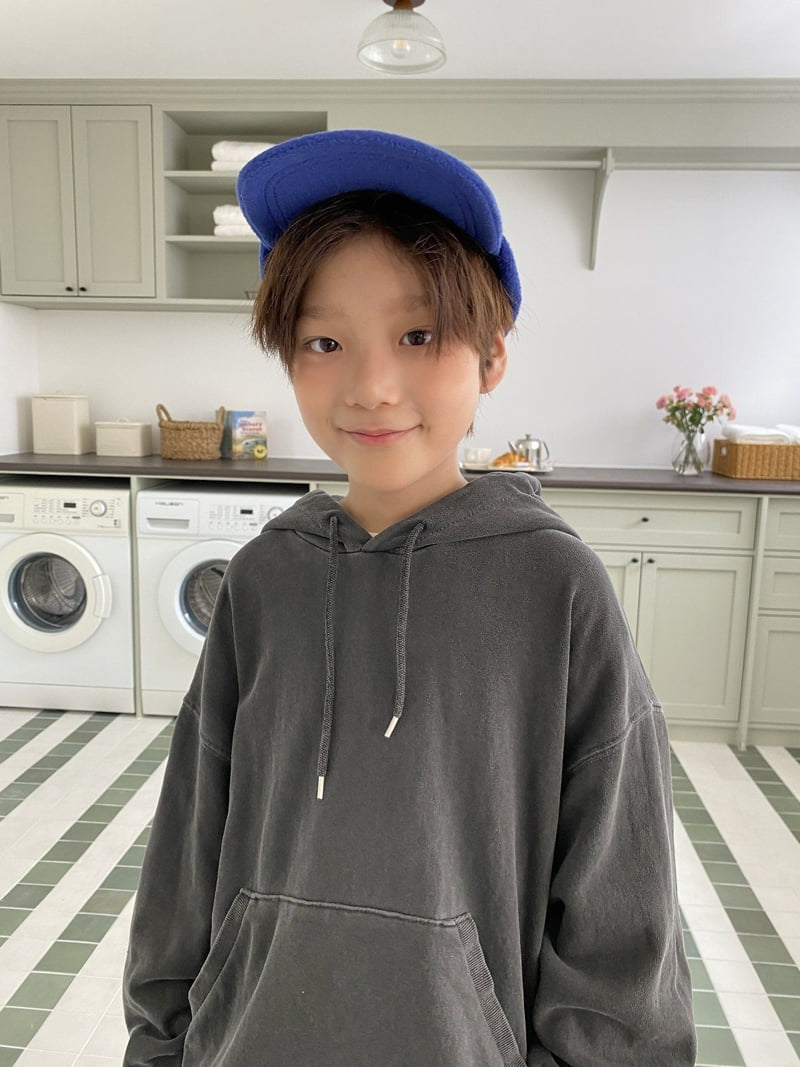 Jermaine - Korean Children Fashion - #Kfashion4kids - Pigment Hooded Tee - 5