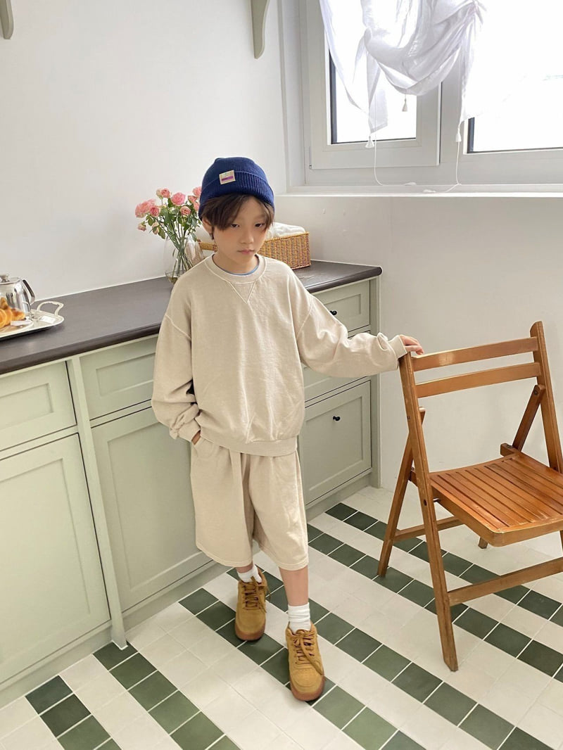 Jermaine - Korean Children Fashion - #childofig - Pigment Triangle Sweatshirt - 5