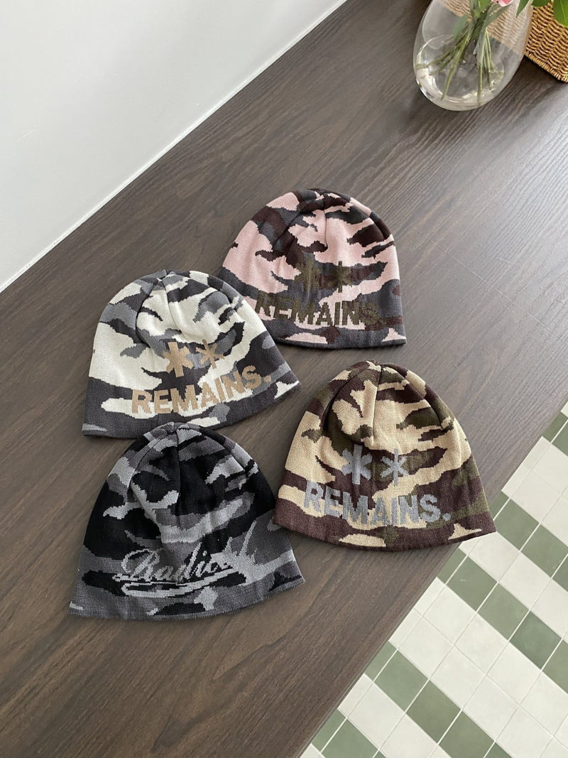 Jermaine - Korean Children Fashion - #childrensboutique - Camo Beanie