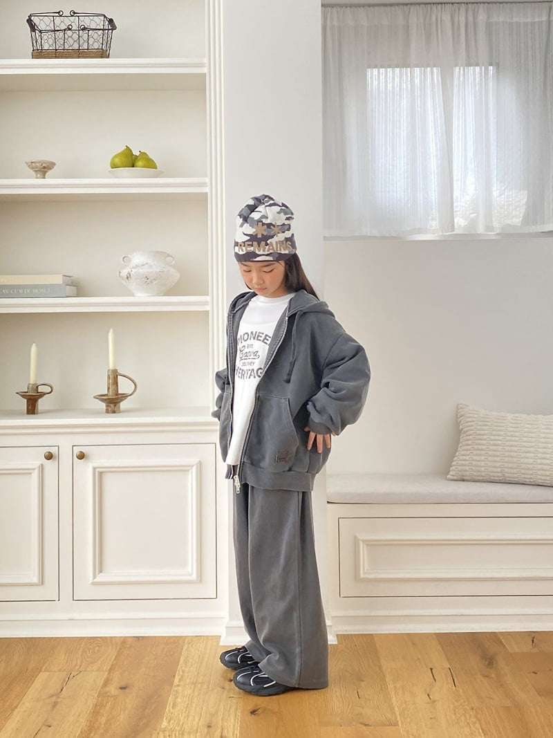 Jermaine - Korean Children Fashion - #childrensboutique - 2-Way Pigment Zip-Up - 12