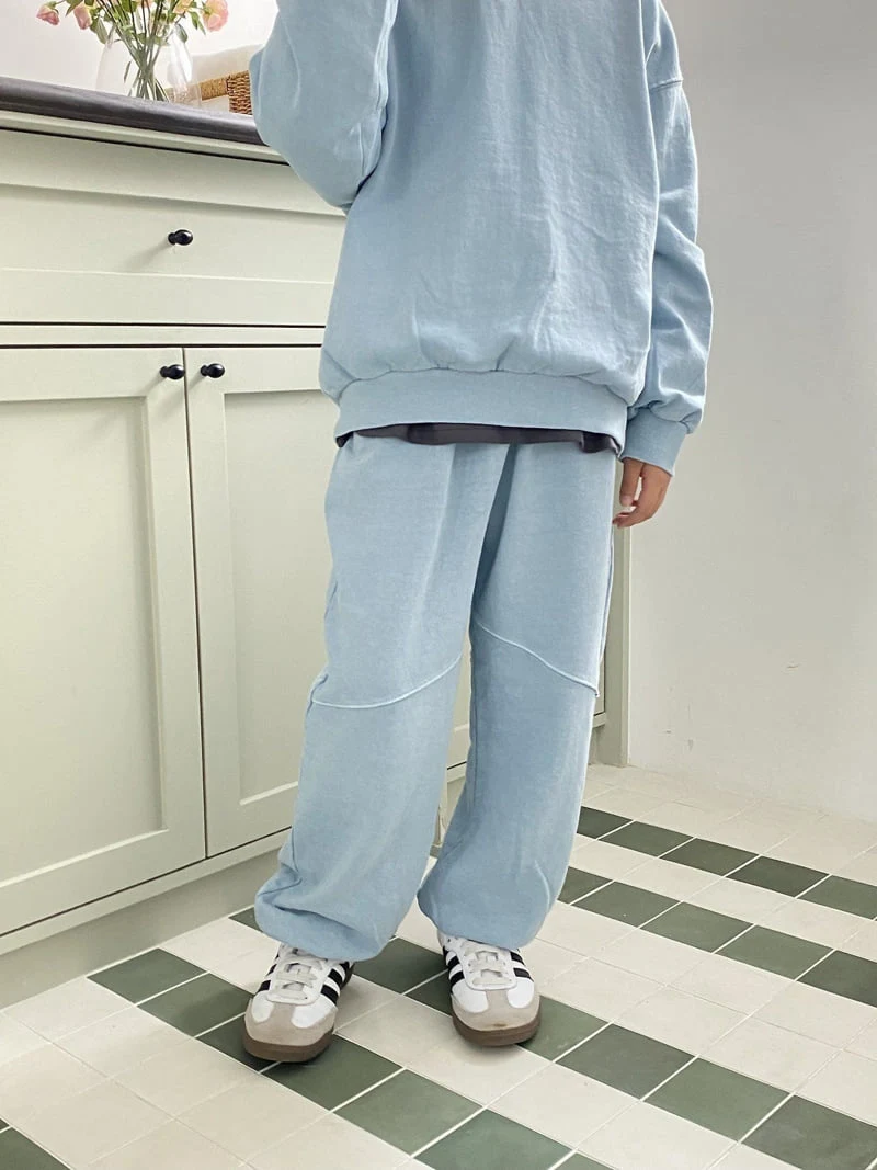 Jermaine - Korean Children Fashion - #fashionkids - Pigment Cut Jogger Pants - 12