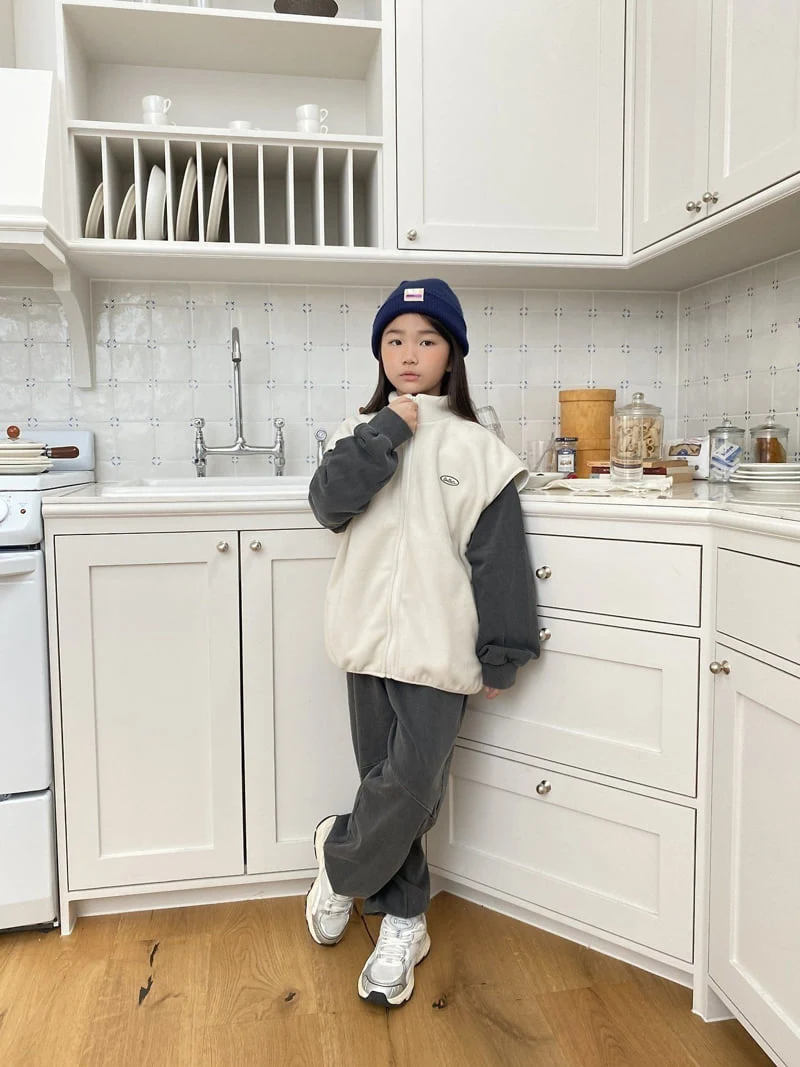 Jermaine - Korean Children Fashion - #kidsshorts - Fleece Vest - 3