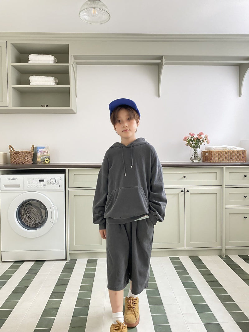 Jermaine - Korean Children Fashion - #kidsstore - Pigment Hooded Tee - 3