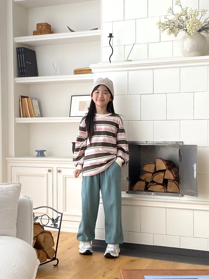 Jermaine - Korean Children Fashion - #littlefashionista - Flow Stripe Tee - 5