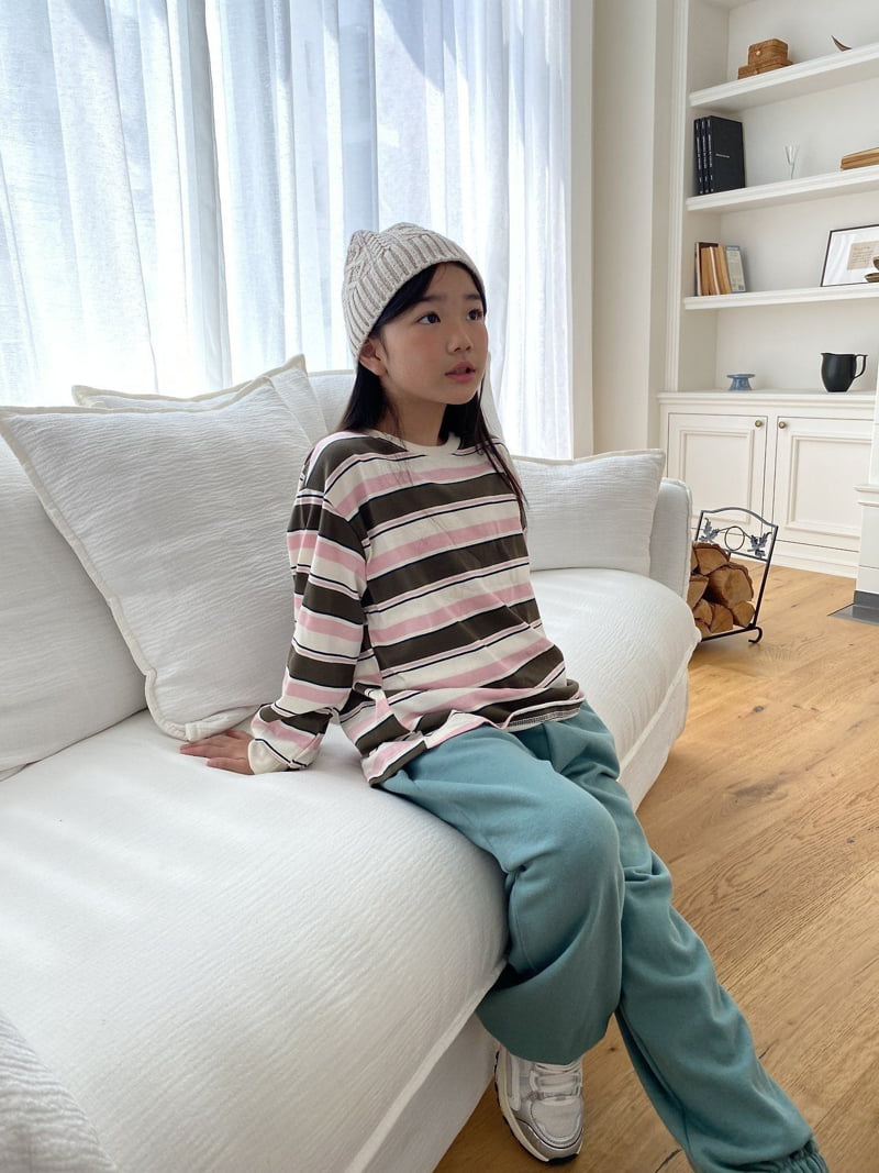 Jermaine - Korean Children Fashion - #magicofchildhood - Flow Stripe Tee - 6