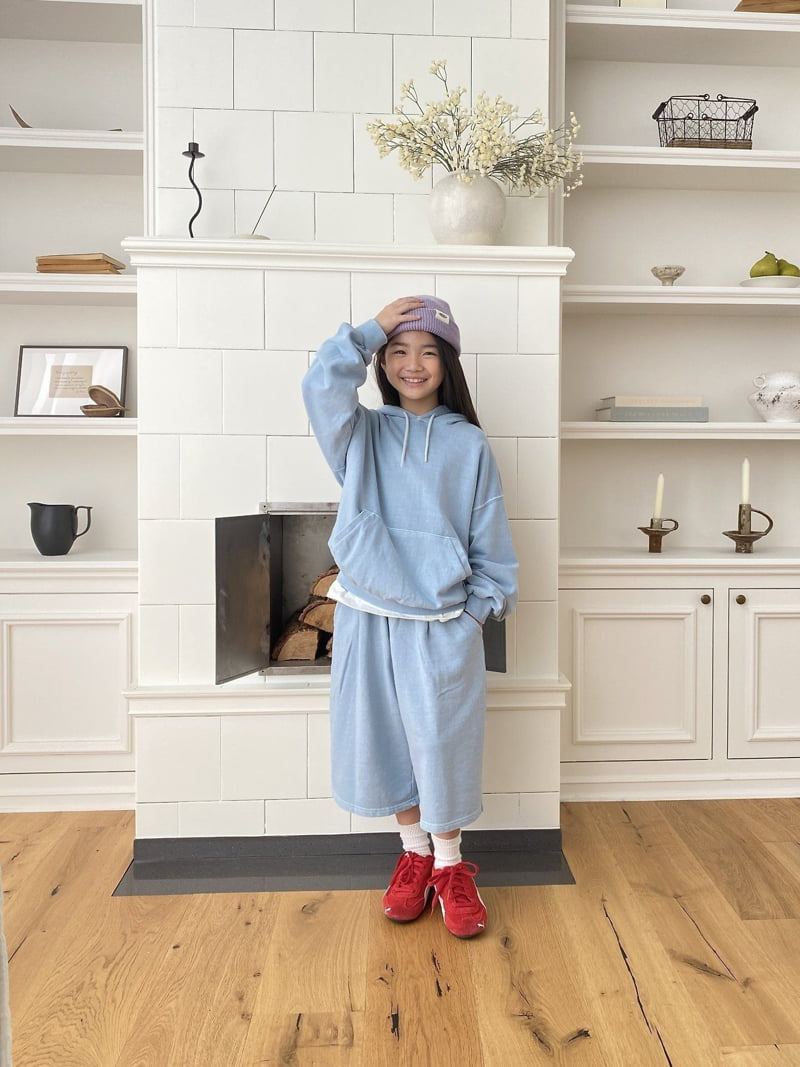 Jermaine - Korean Children Fashion - #minifashionista - Pigment Hooded Tee - 8