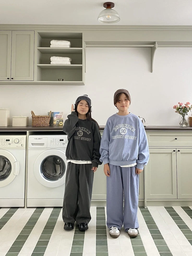 Jermaine - Korean Children Fashion - #minifashionista - Wide Pigment Pants - 5