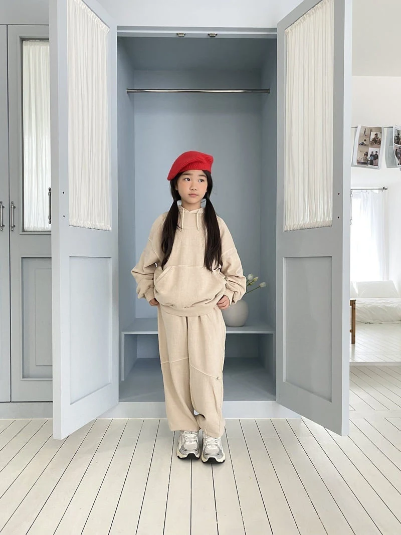 Jermaine - Korean Children Fashion - #minifashionista - Pigment Cut Jogger Pants - 3