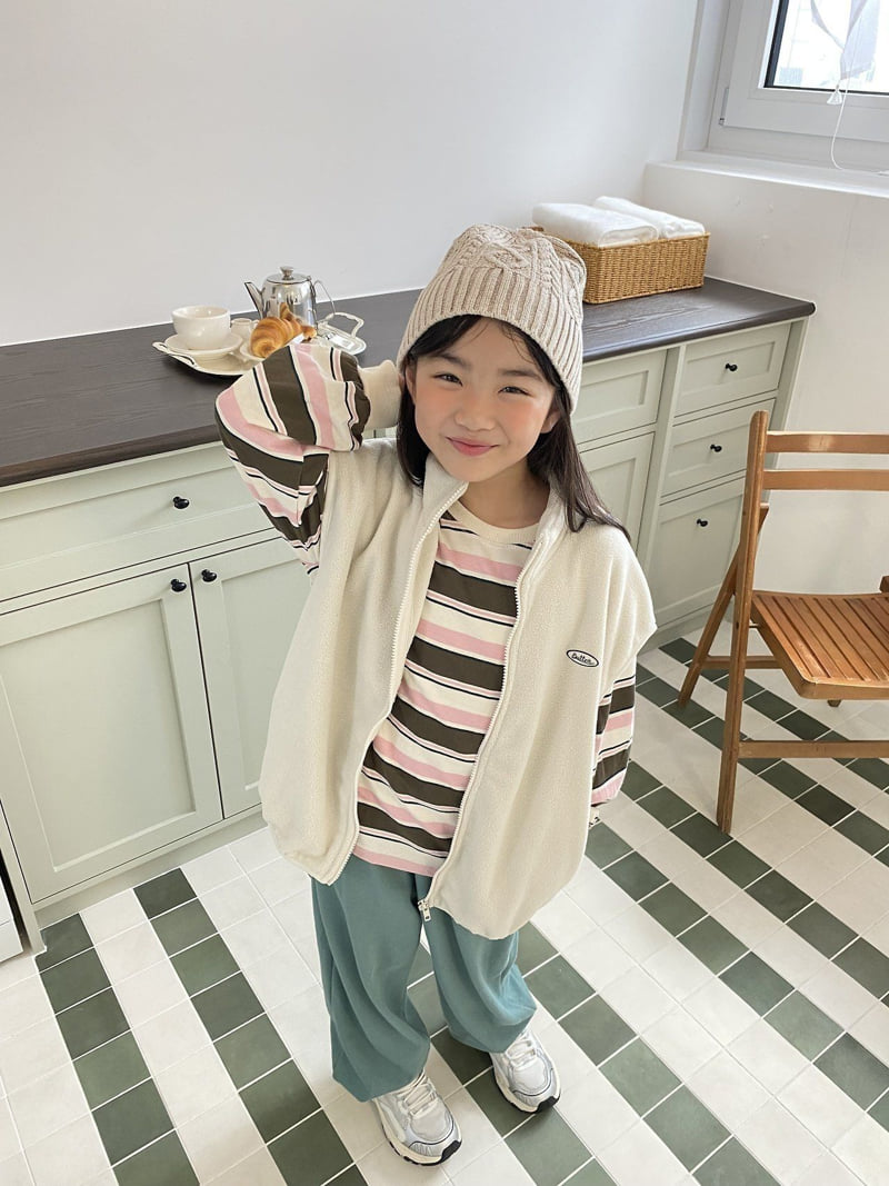Jermaine - Korean Children Fashion - #prettylittlegirls - Flow Stripe Tee - 8