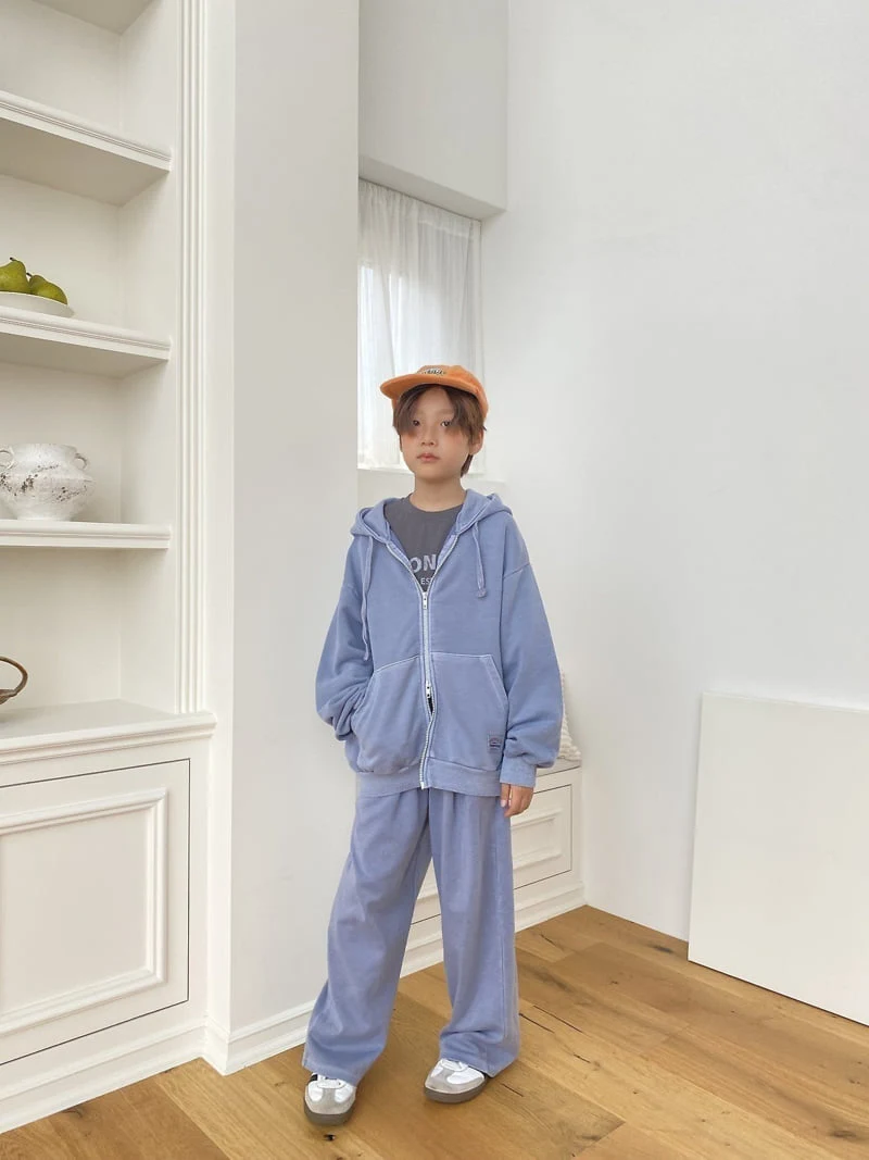 Jermaine - Korean Children Fashion - #prettylittlegirls - 2-Way Pigment Zip-Up - 7