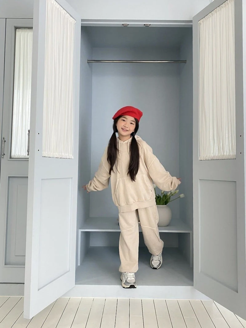 Jermaine - Korean Children Fashion - #minifashionista - Pigment Cut Jogger Pants - 4