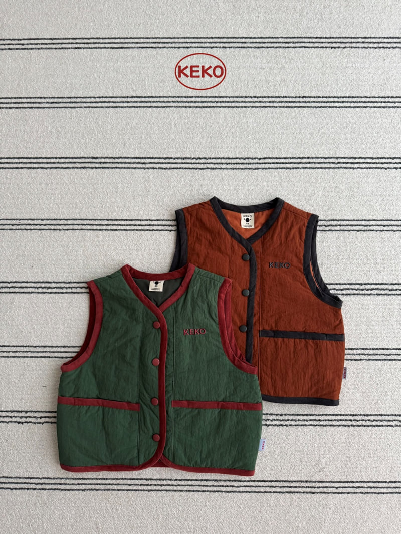 Keko - Korean Children Fashion - #Kfashion4kids - Work Padding Vest