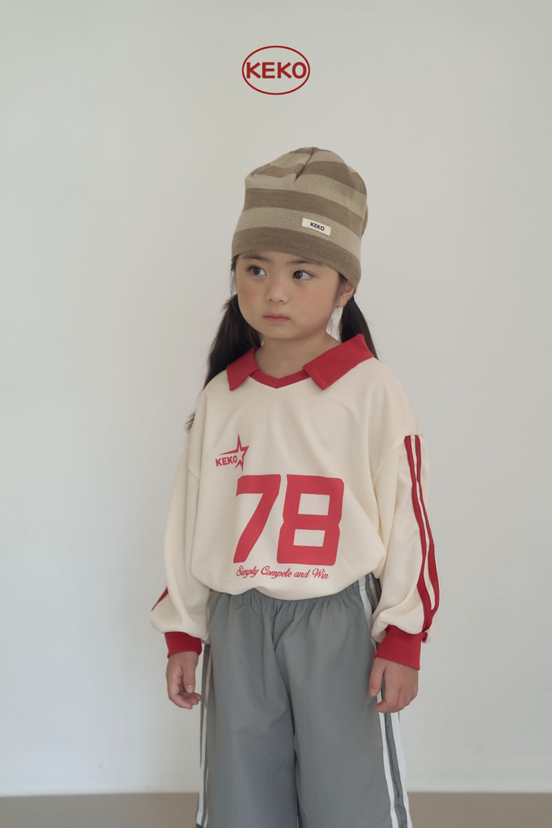 Keko - Korean Children Fashion - #Kfashion4kids - Band Stripe Beanie - 12